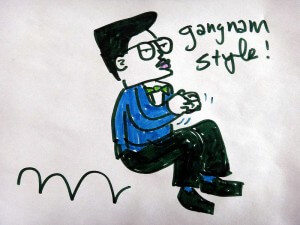 Gangnam Style Cartoon, by Flickr user Geoffrey Kehrig. (CC BY-NC-SA 2.0)