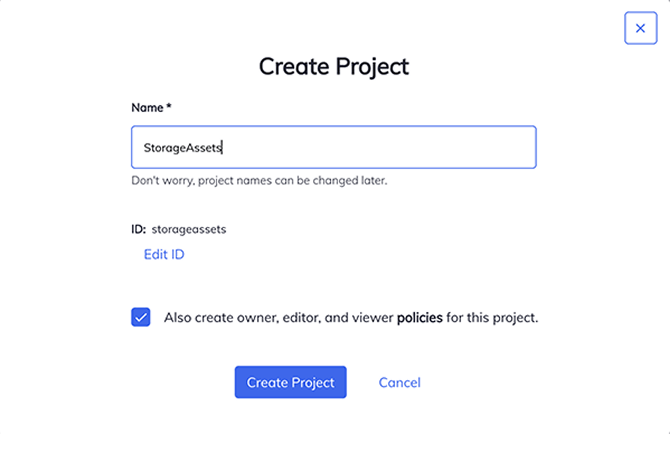 Create Project Create Project