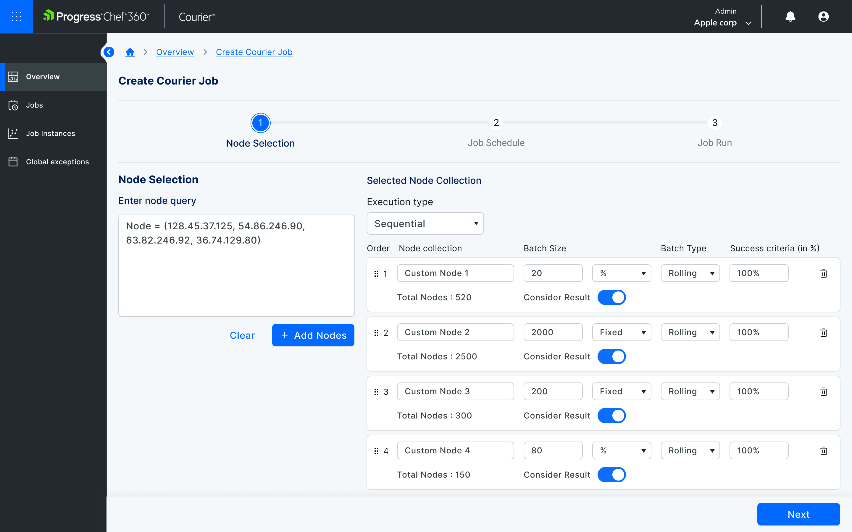 Node Selection - Wherever