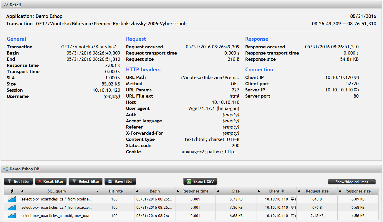 Network based Application Performance Monitoring Flowmon