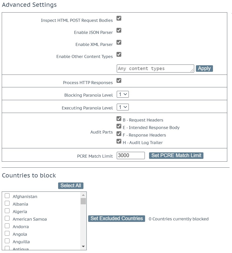 OWASP how to run on loadmaster load balancer