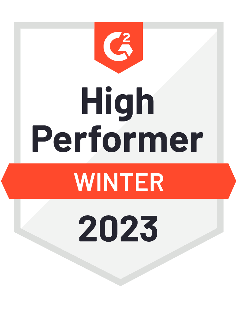 High Performer in 2023 Winter G2
