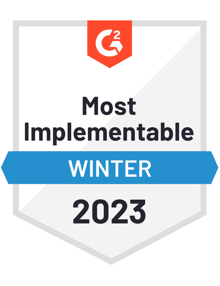 Most Implementable in 2023 Winter G2