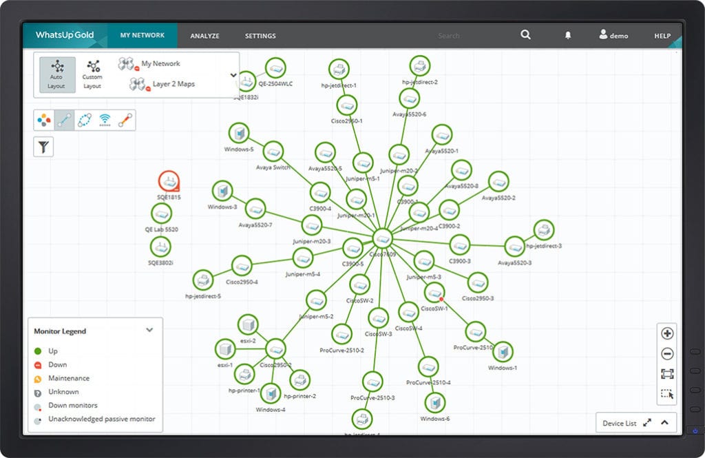 Network Mapping Tools - Map Your Network - WhatsUp Gold