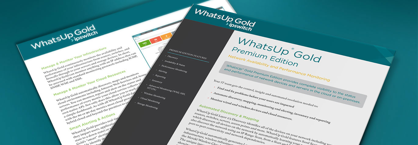 WhatsUp Gold Premium Edition - Progress